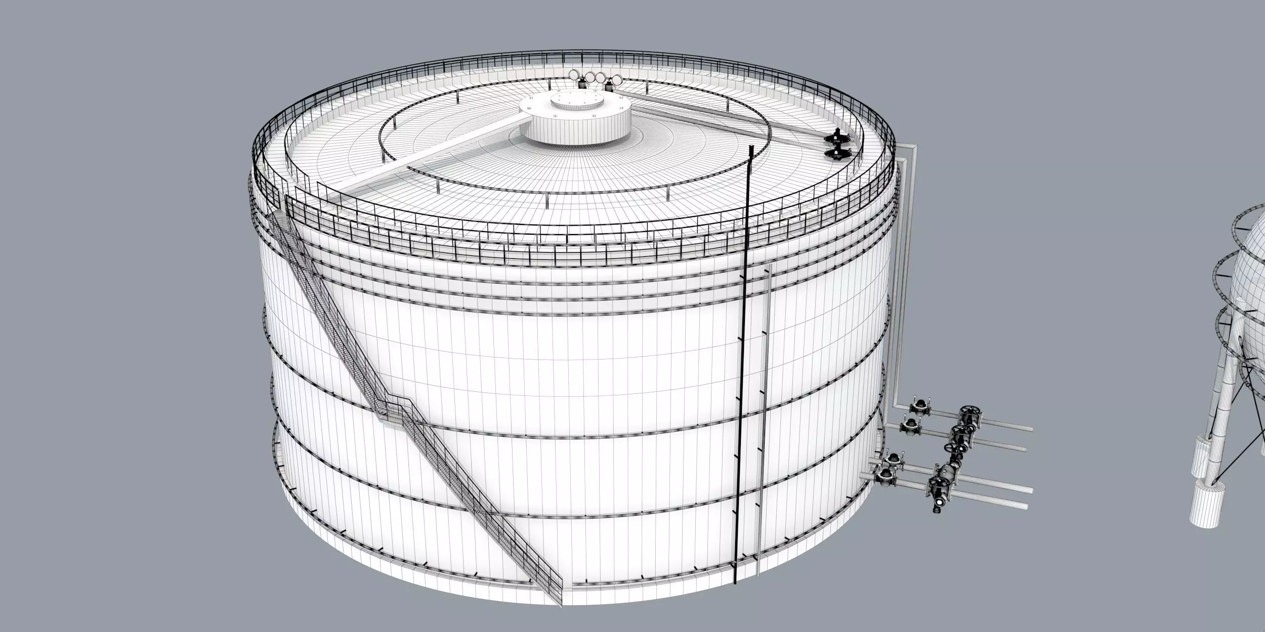 oil tanks 3D model_10