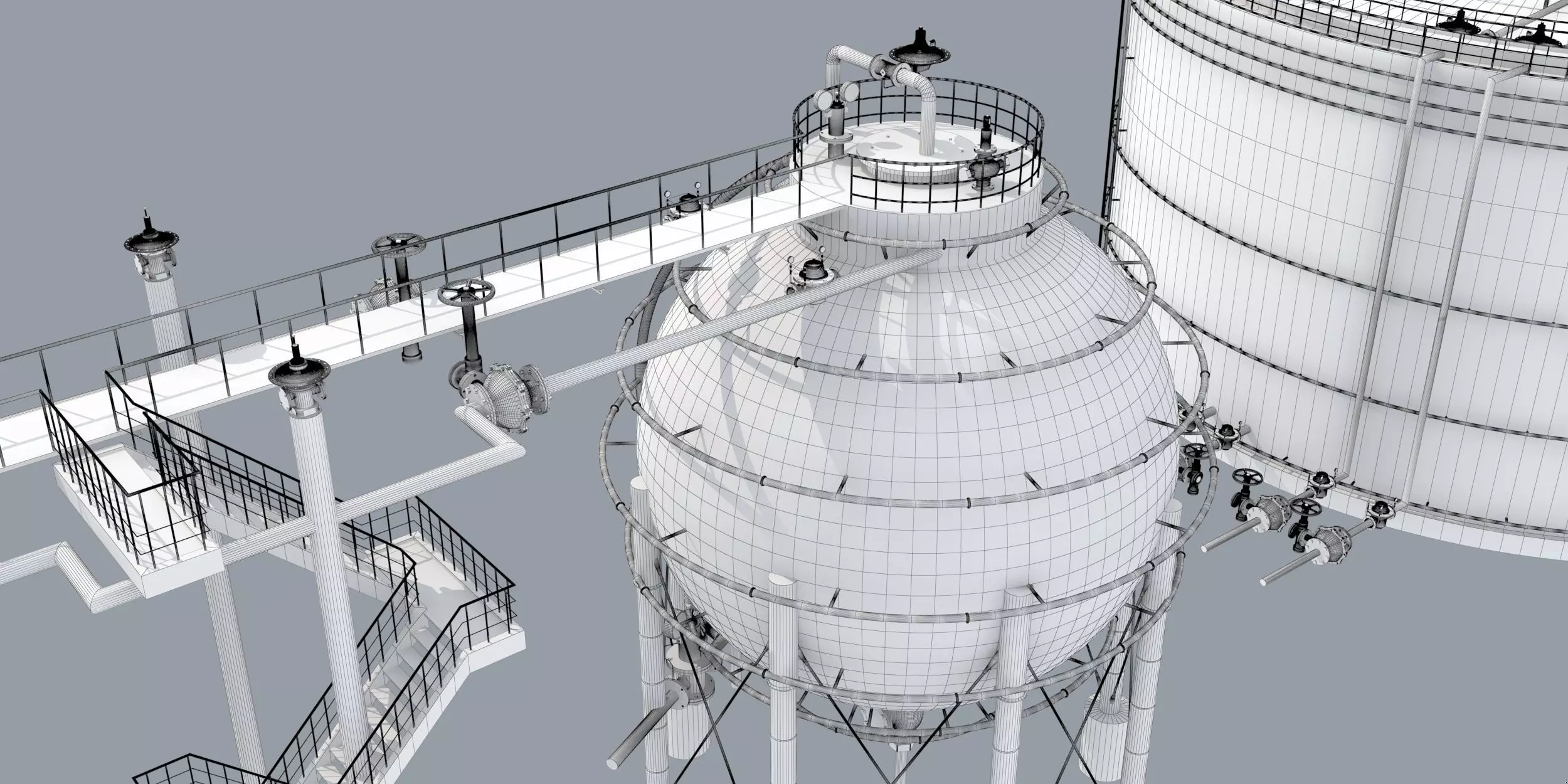 oil tanks 3D model_13