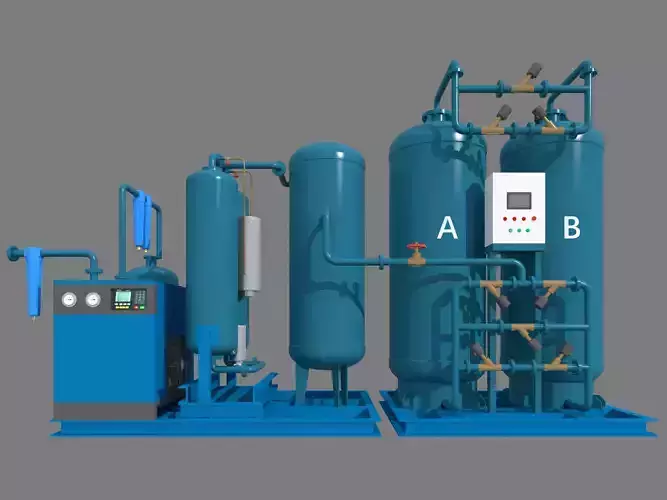 oxygen machine 3D model