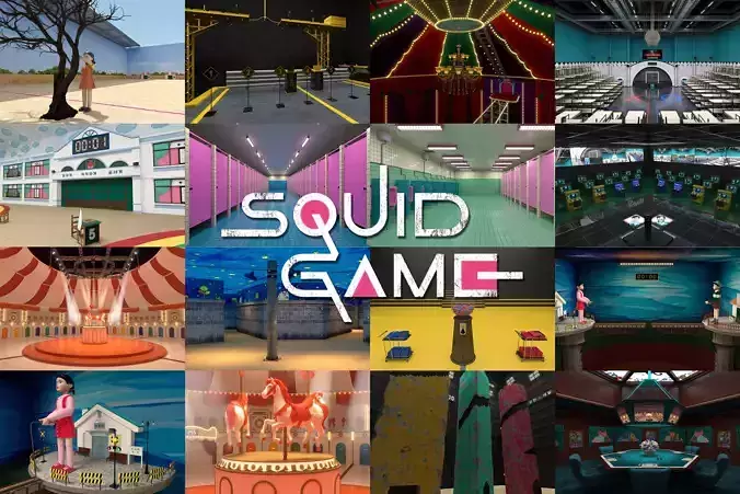 Squid Game scene collection 