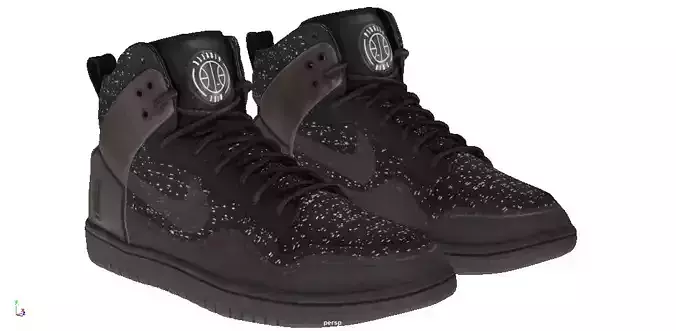 Nike Dunk Lux High Pigalle Black