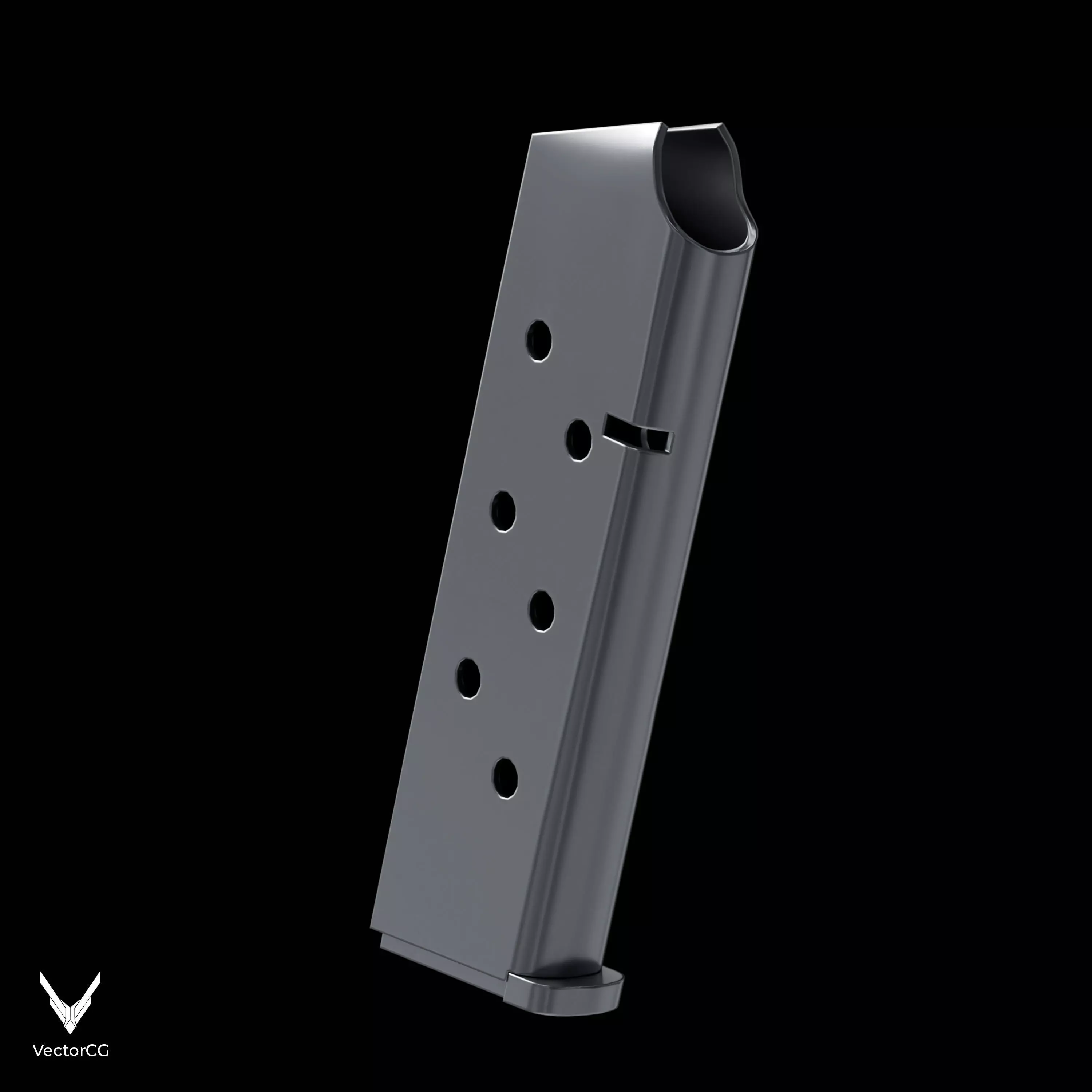 AMT Hardballer Low-poly 3D model_20