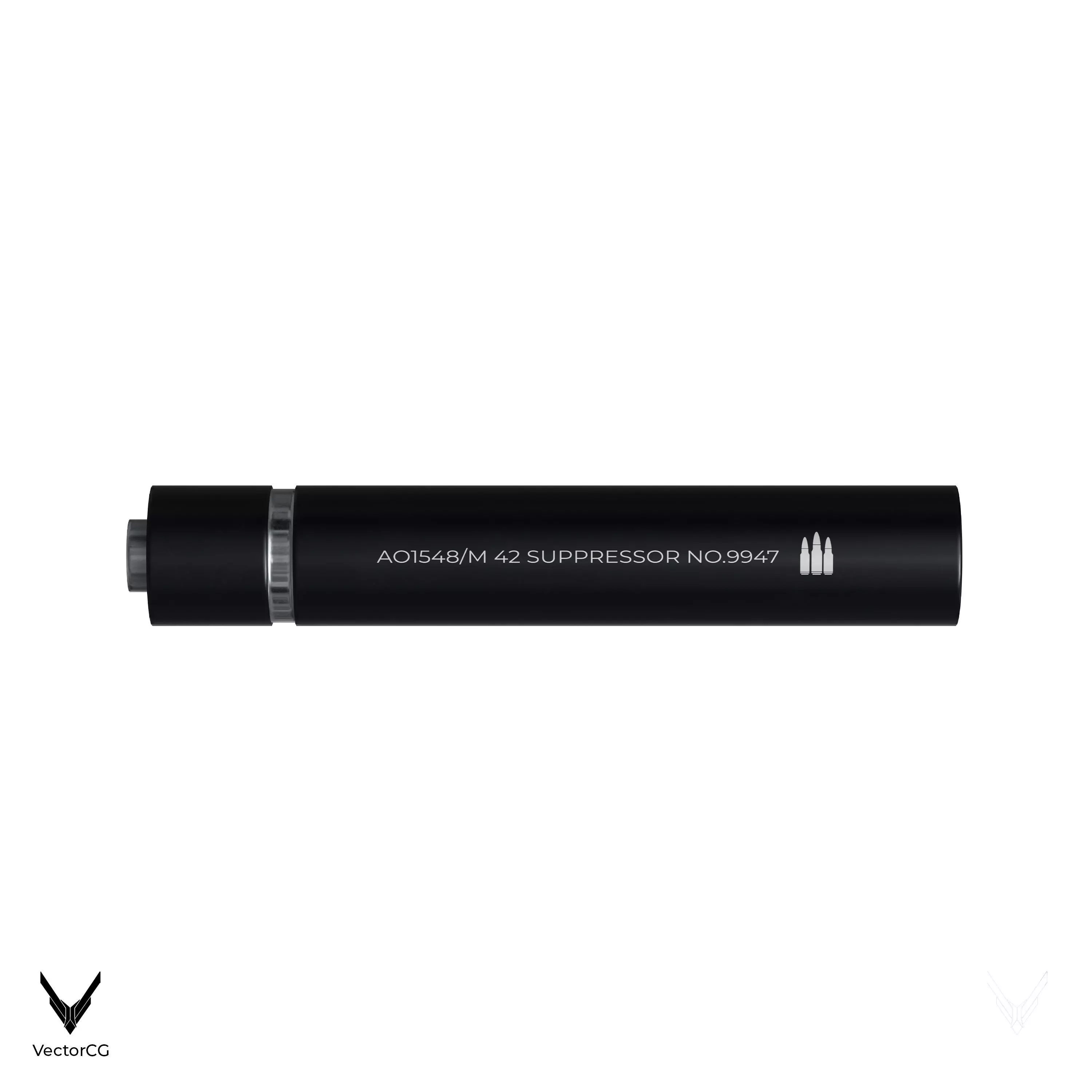 AMT Hardballer Low-poly 3D model_22