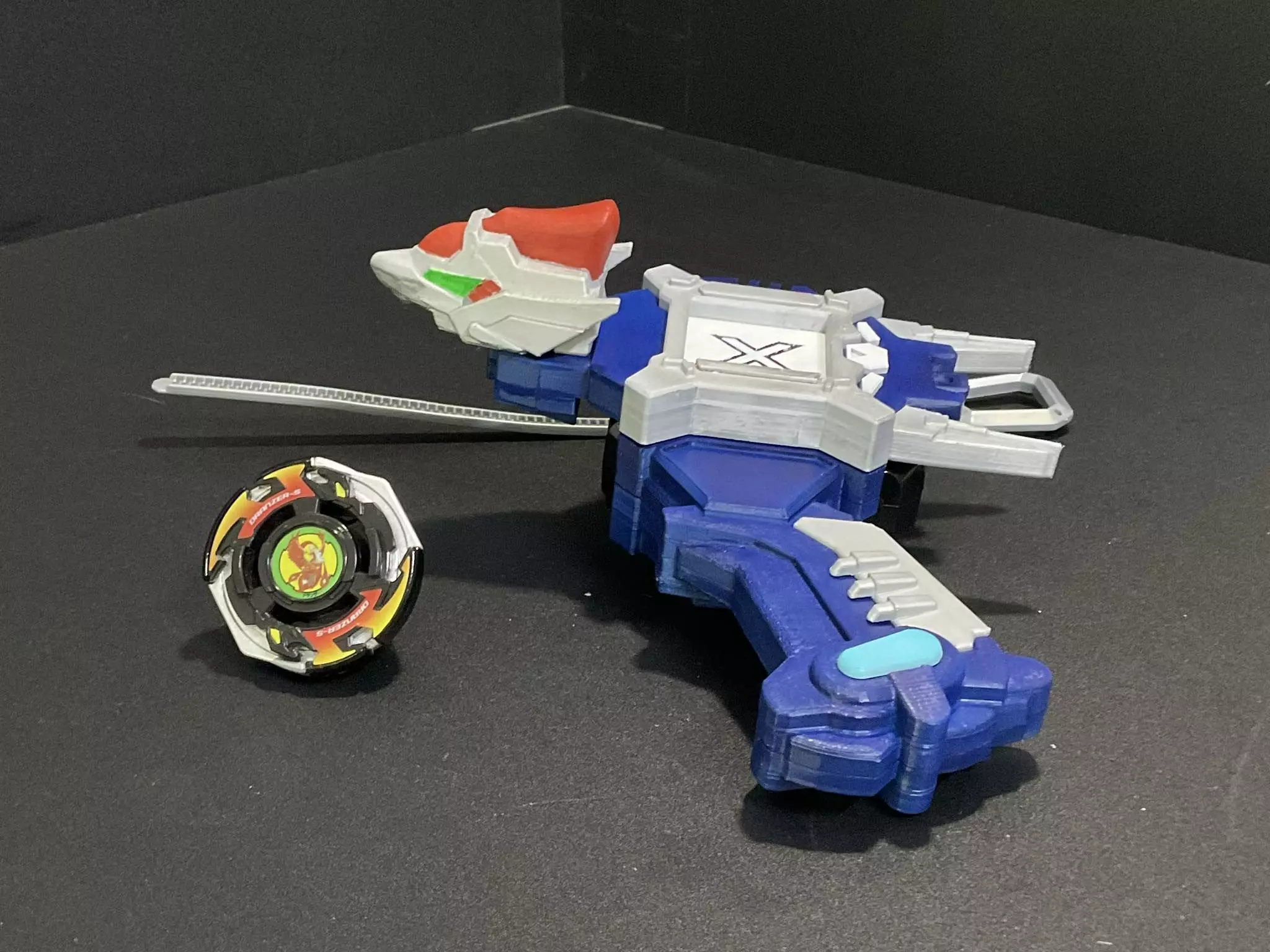 Bakuten Shooter Beyblade X ver 3D print model_10