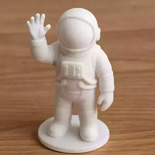 Astronaut Waving STL Figurine