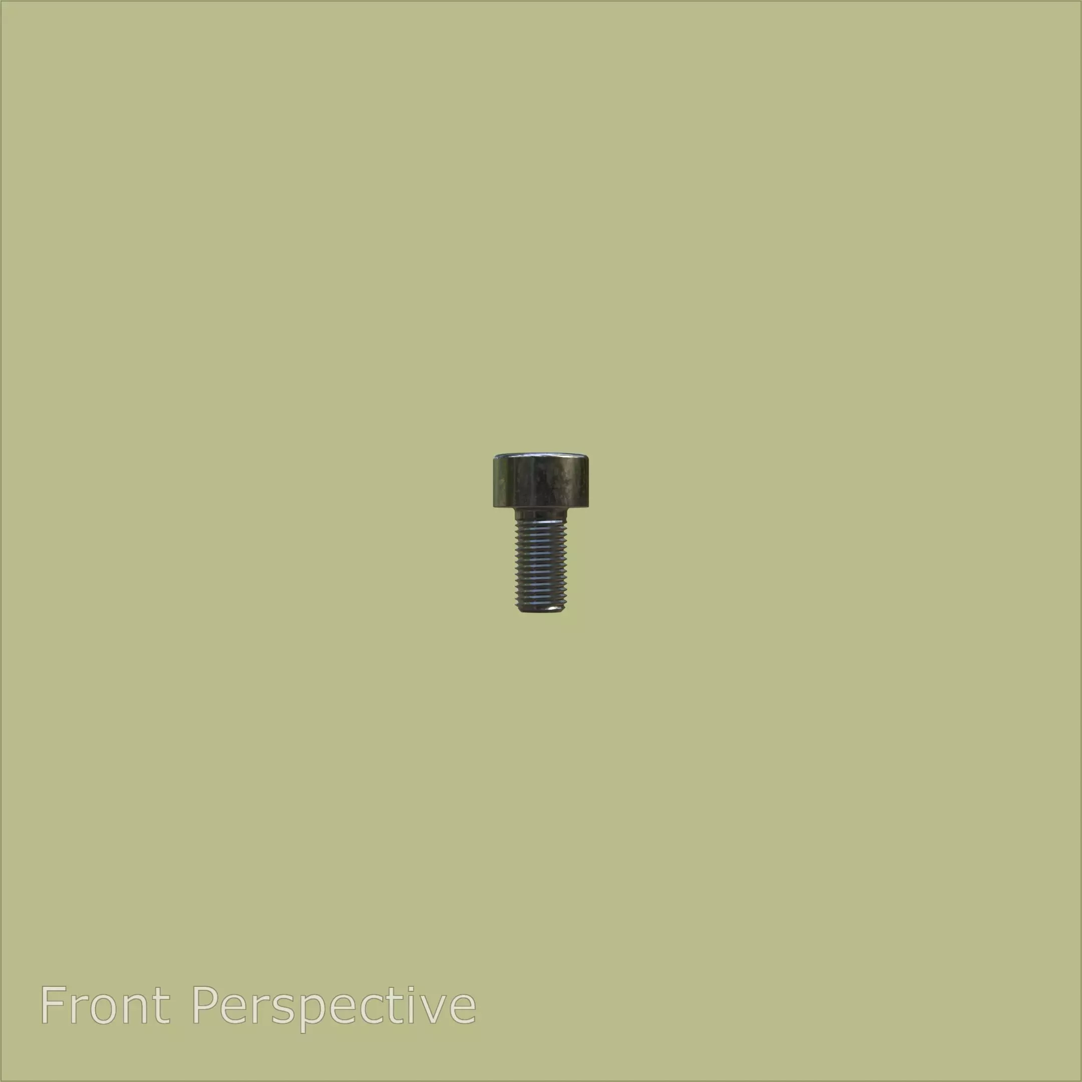 Steel Stained M3 Torx T10 Cap Bolt with PBR 4K 3D model_1