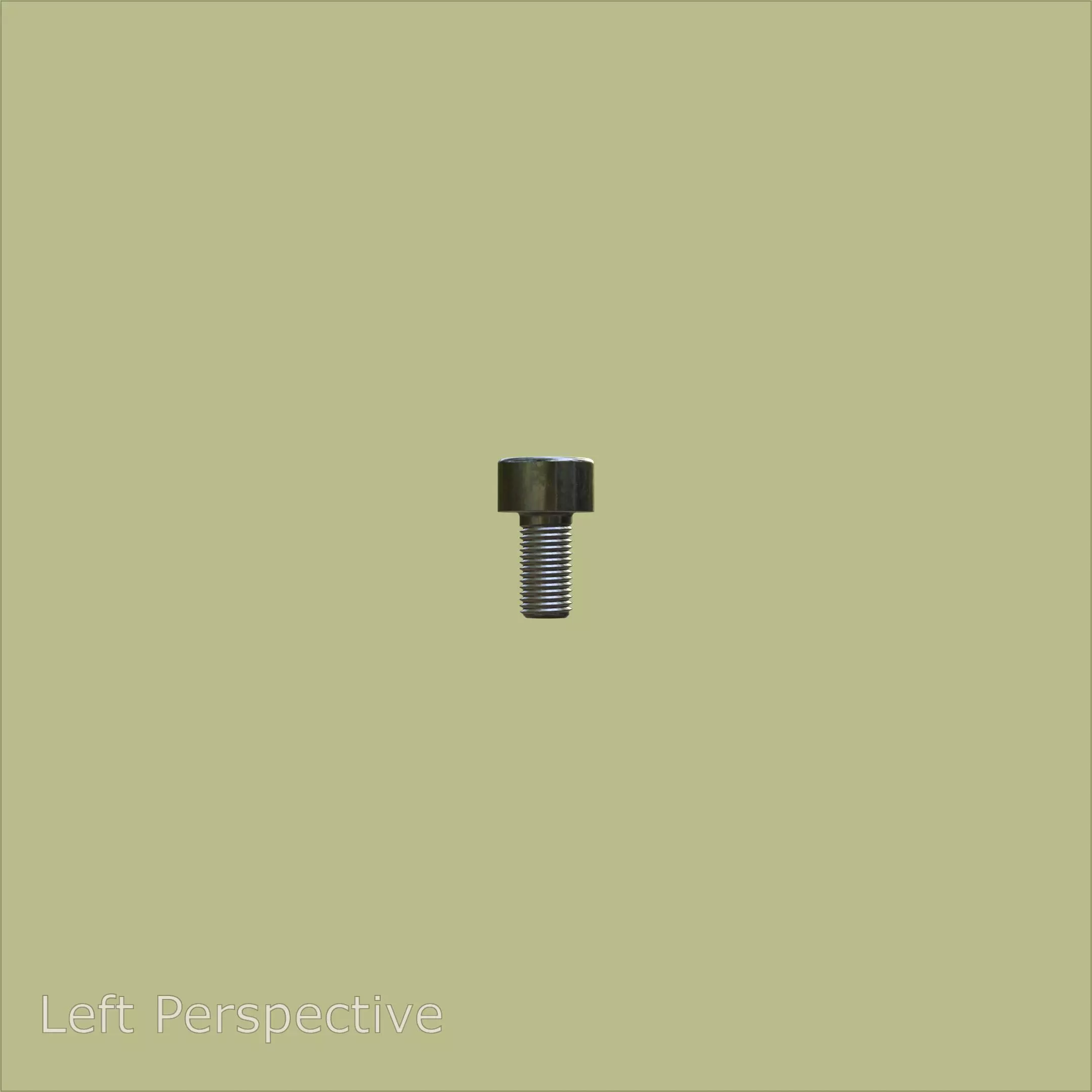 Steel Stained M3 Torx T10 Cap Bolt with PBR 4K 3D model_3