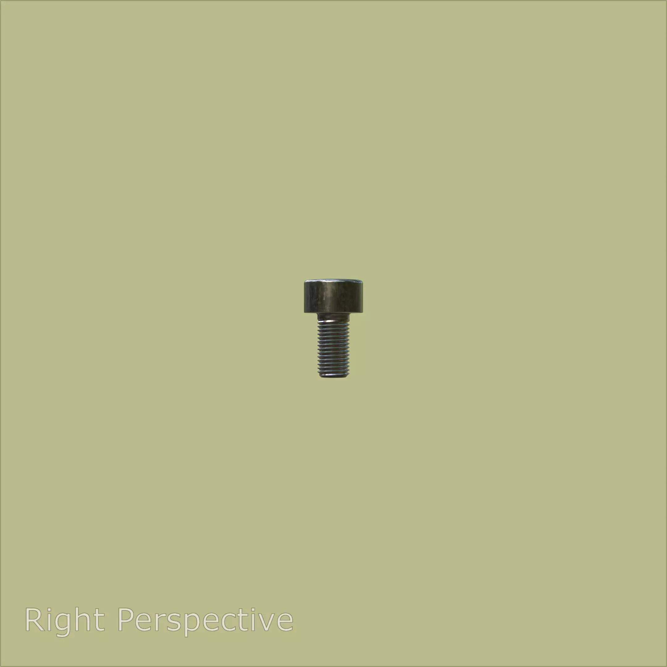 Steel Stained M3 Torx T10 Cap Bolt with PBR 4K 3D model_4