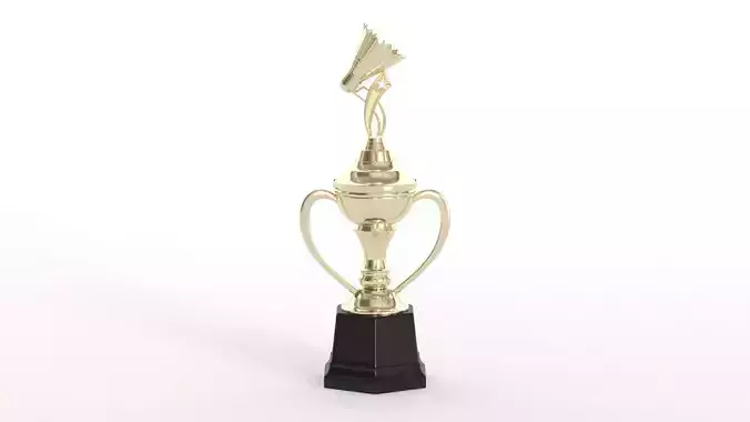 Badminton Trophy 3D model