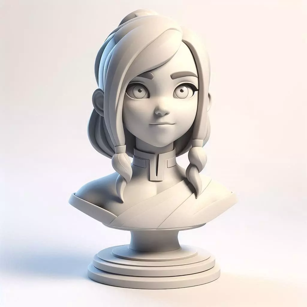 Katara Bust 3D print model