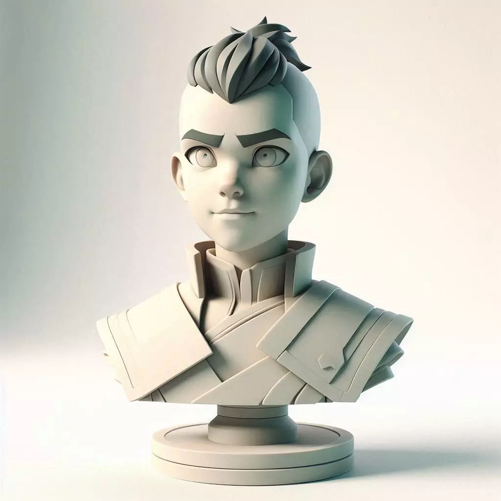 Sokka Bust 3D print model