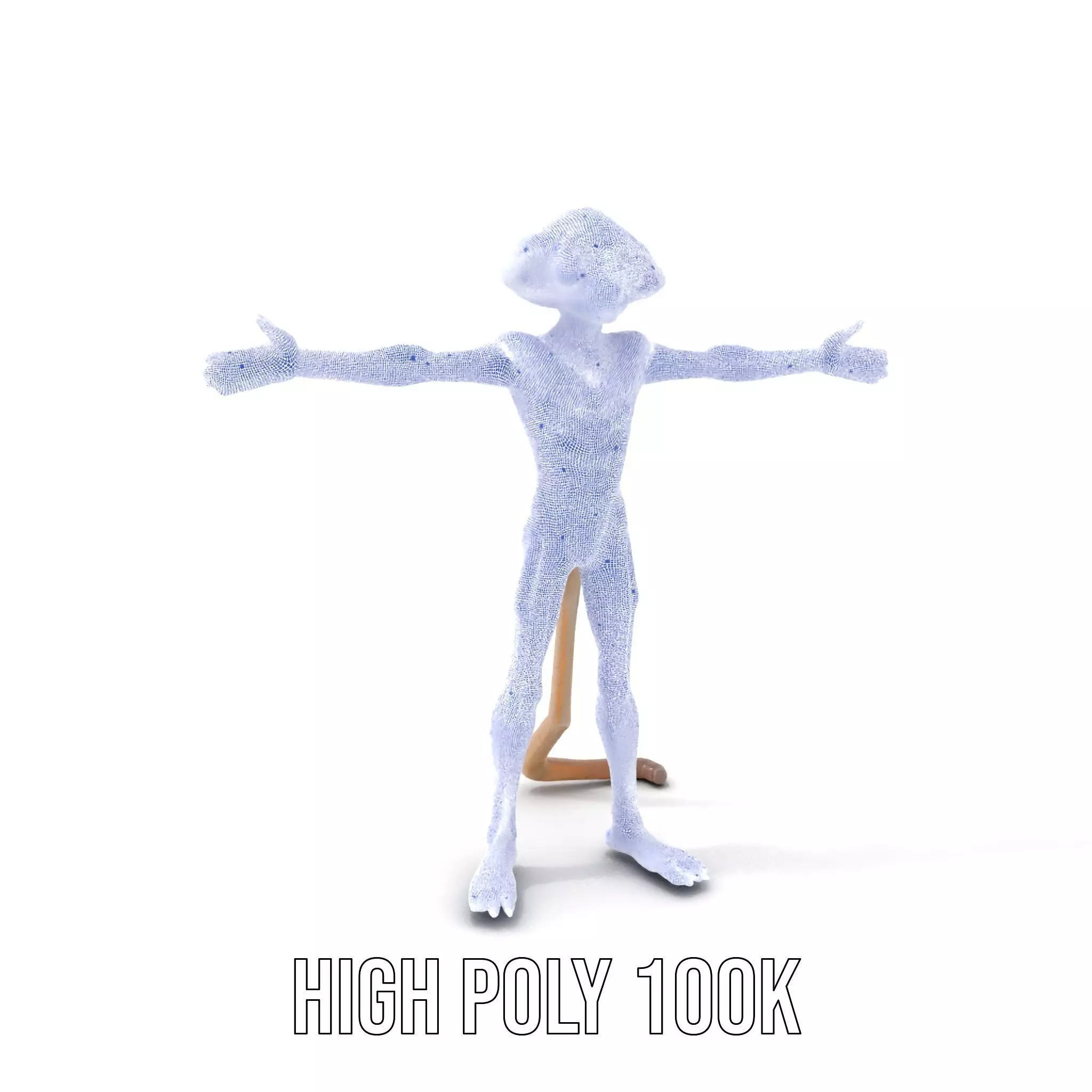 Alien Creature Textured model pack Low-poly 3D model_4