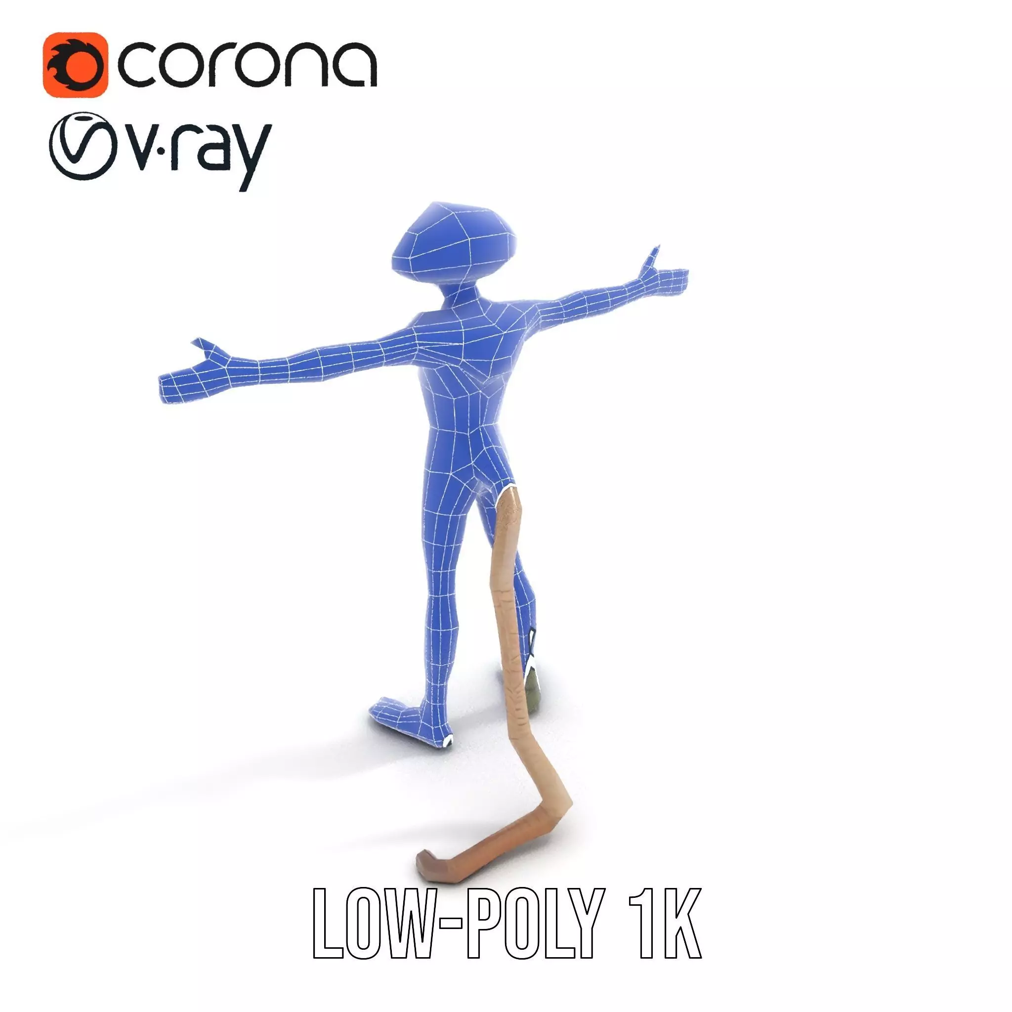 Alien Creature Textured model pack Low-poly 3D model_7