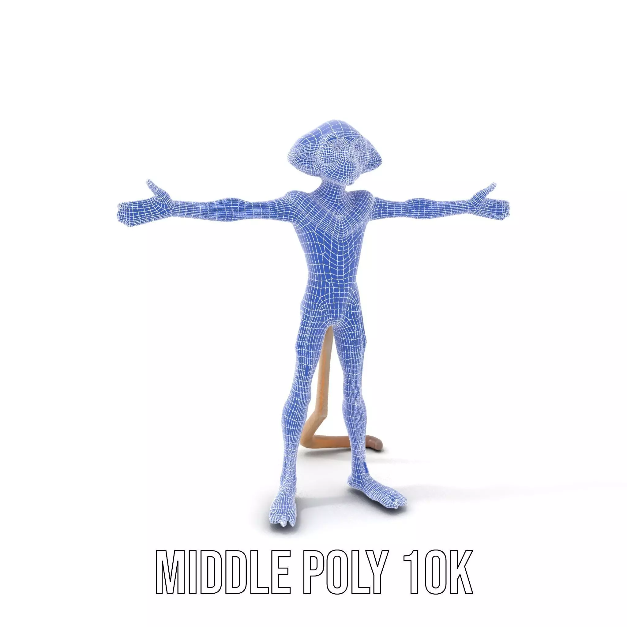 Alien Creature Textured model pack Low-poly 3D model_17