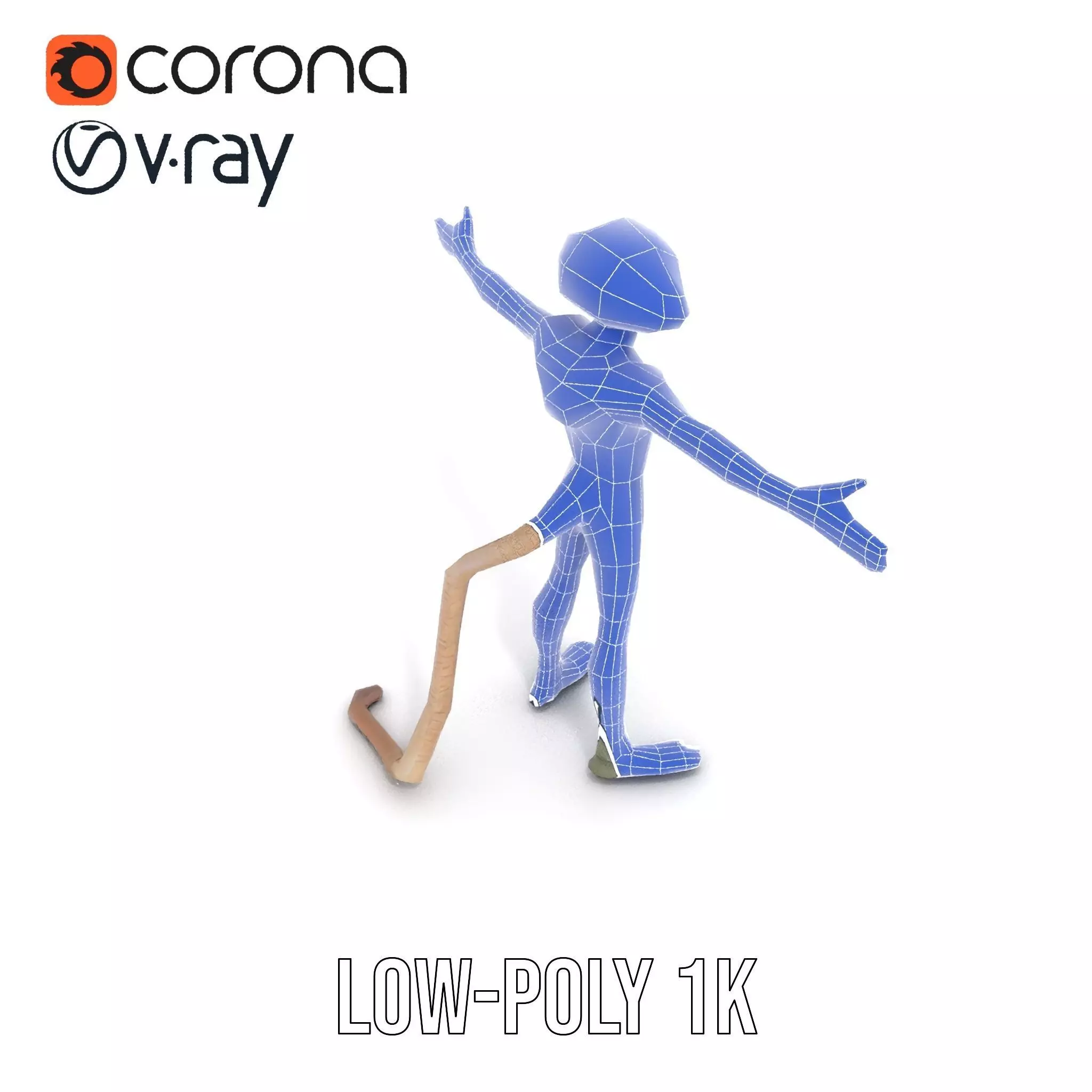 Alien Creature Textured model pack Low-poly 3D model_18