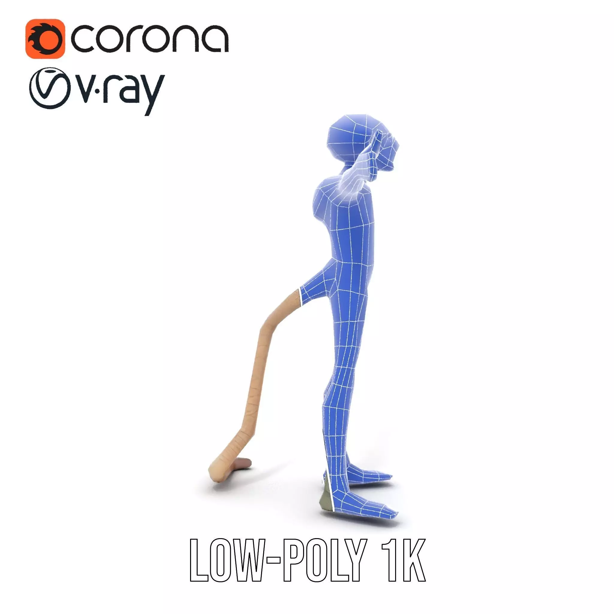 Alien Creature Textured model pack Low-poly 3D model_27