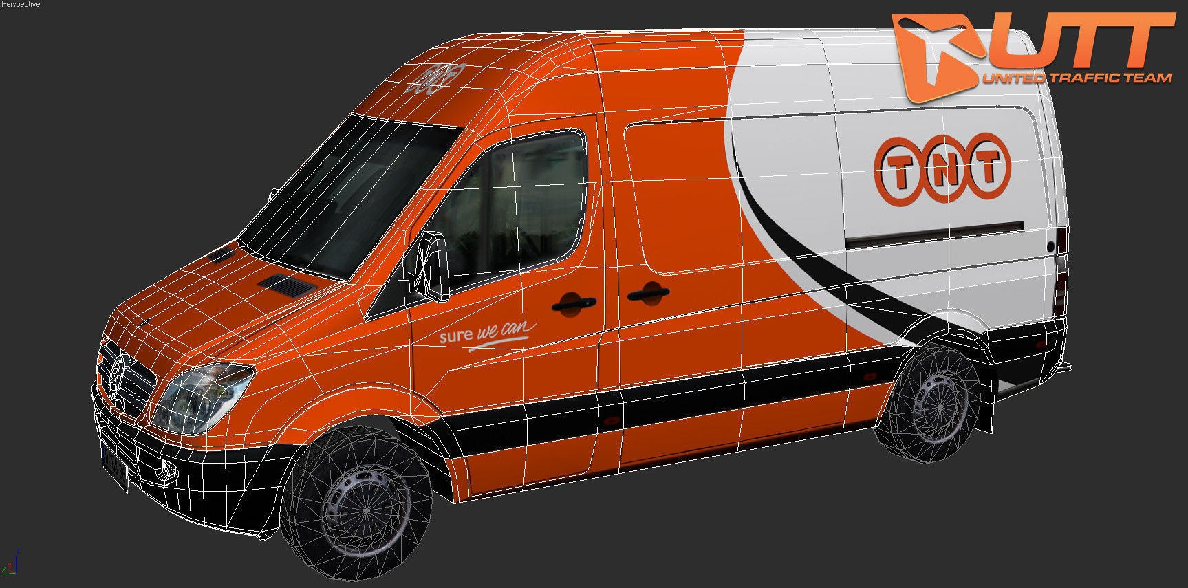 Mercedes-Benz Sprinter TNT Low-poly 3D model_5