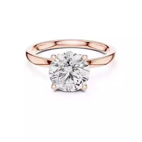 2CT Round Cut Hidden Flower Diamond Halo Ring 3DM STL Video 3D print model