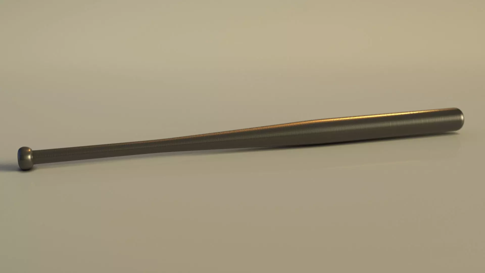 SPORT---BASEBALL---Bat baseball bat Low-poly 3D model_0