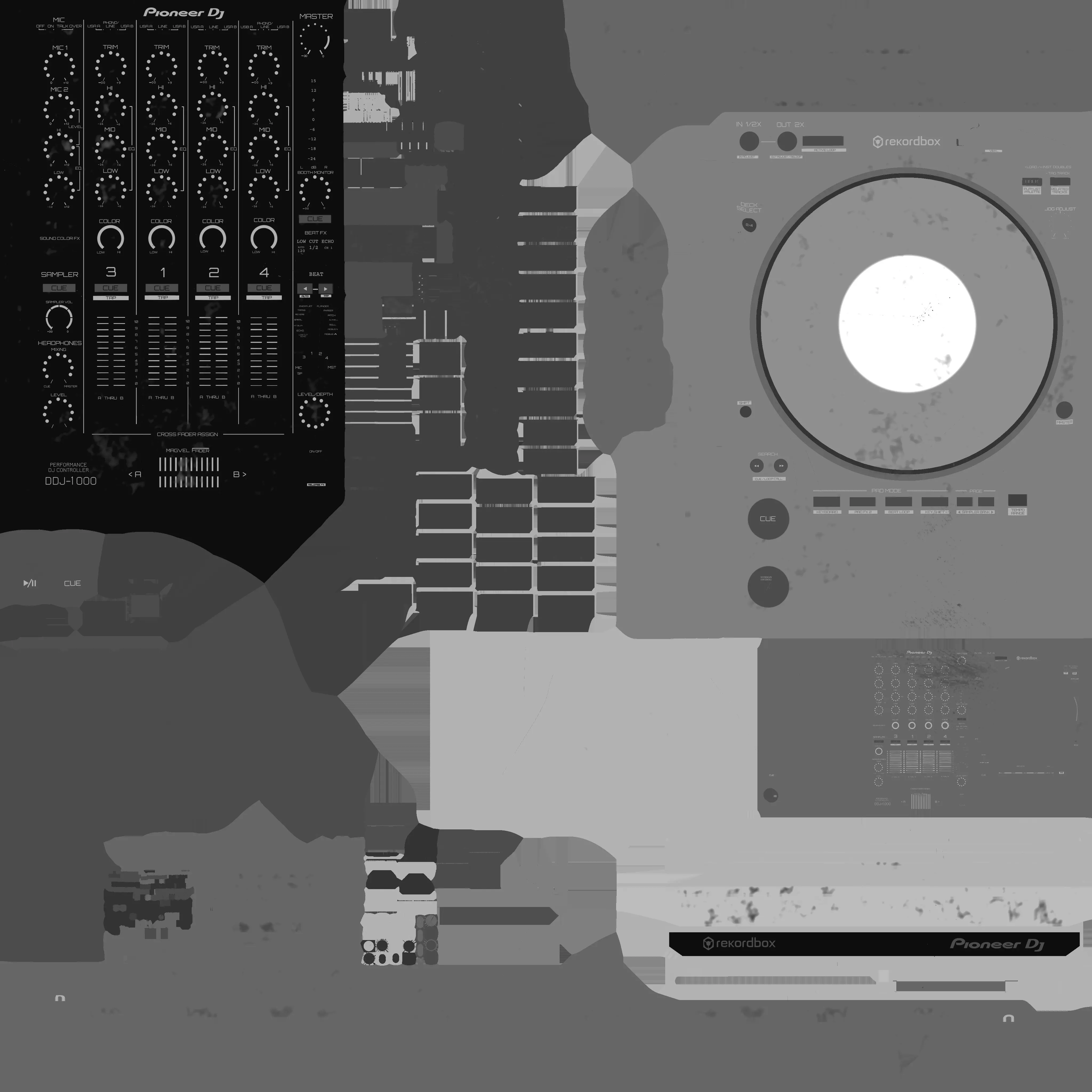 sound console 3D model_24