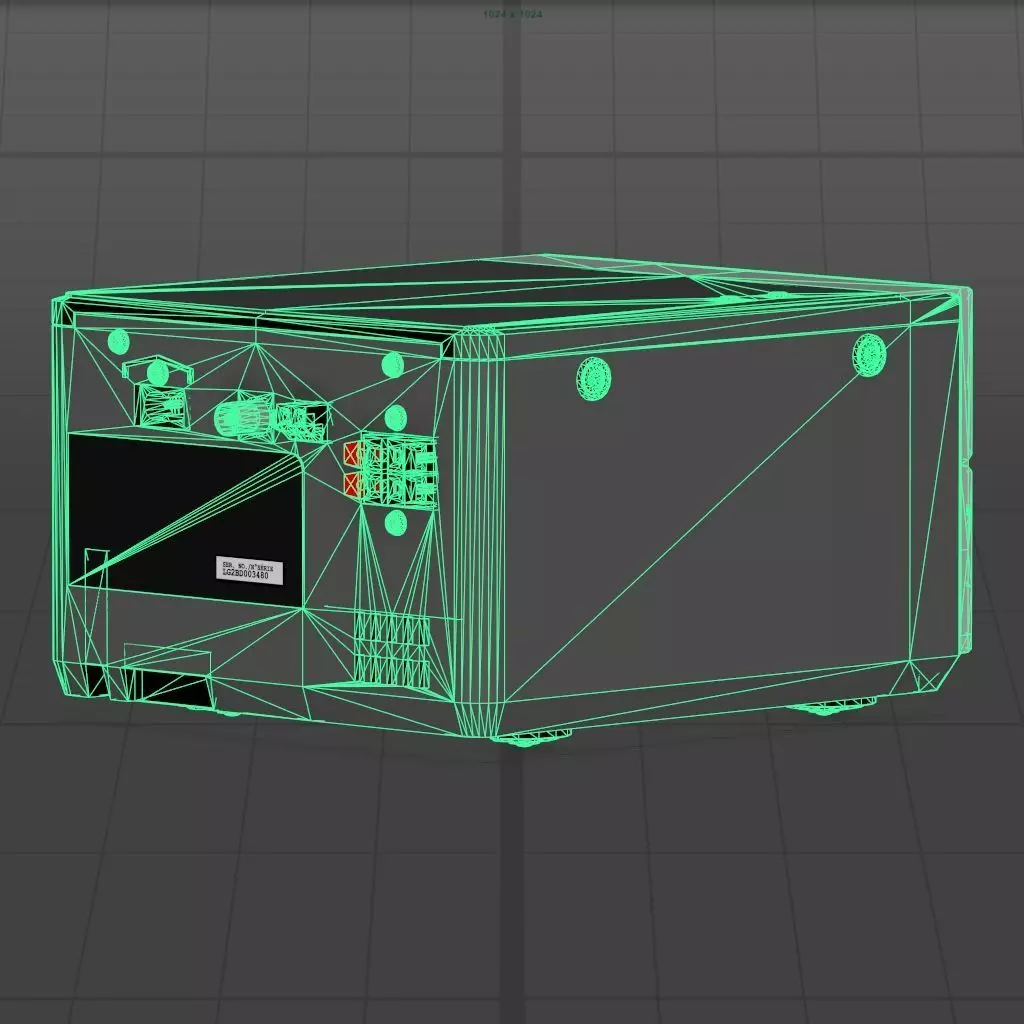 Disc player 3D model_9