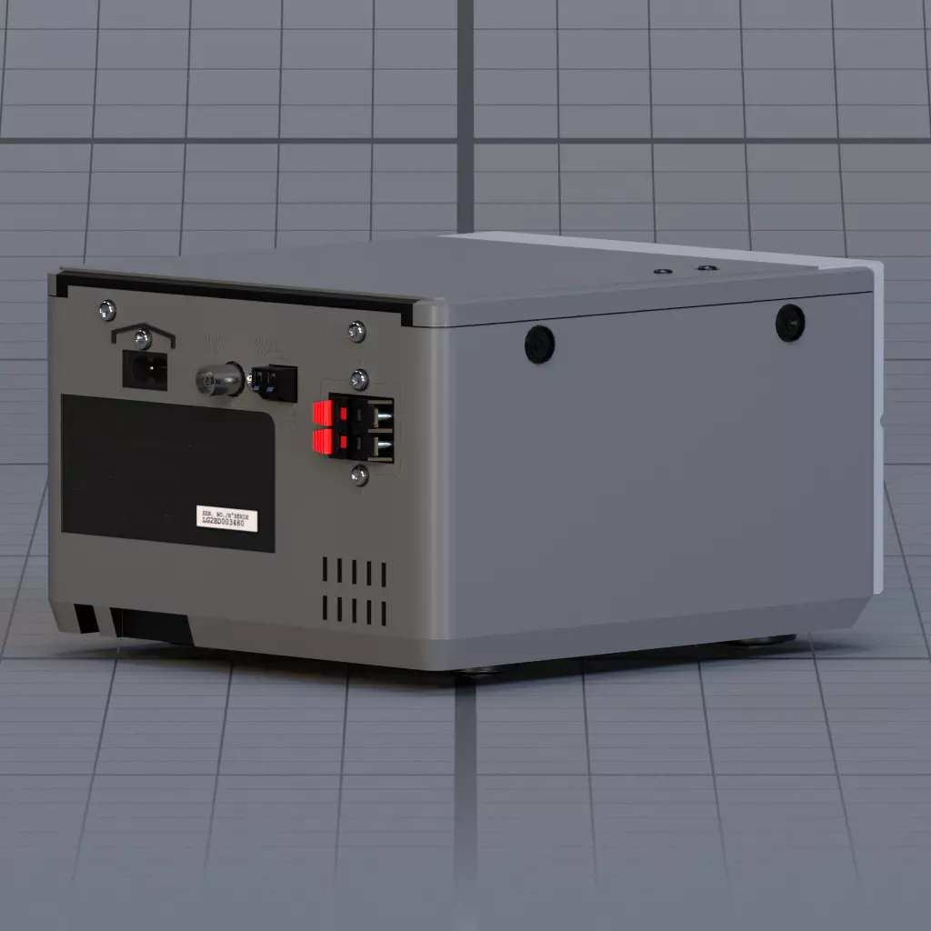 Disc player 3D model_4