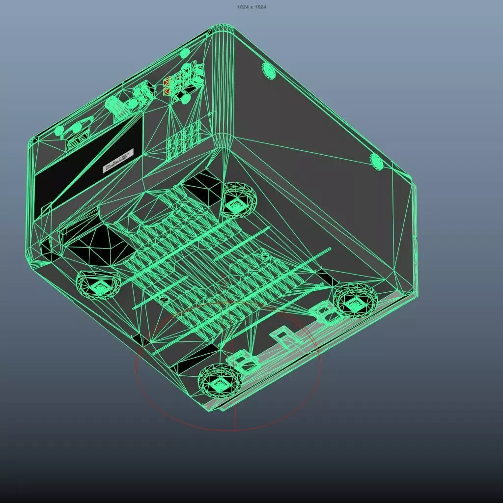 Disc player 3D model_11