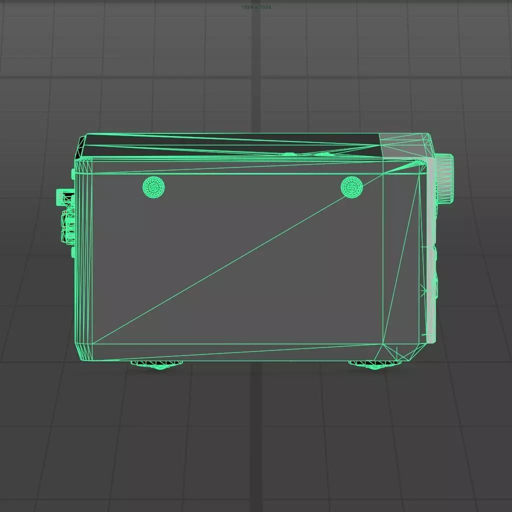 Disc player 3D model_8