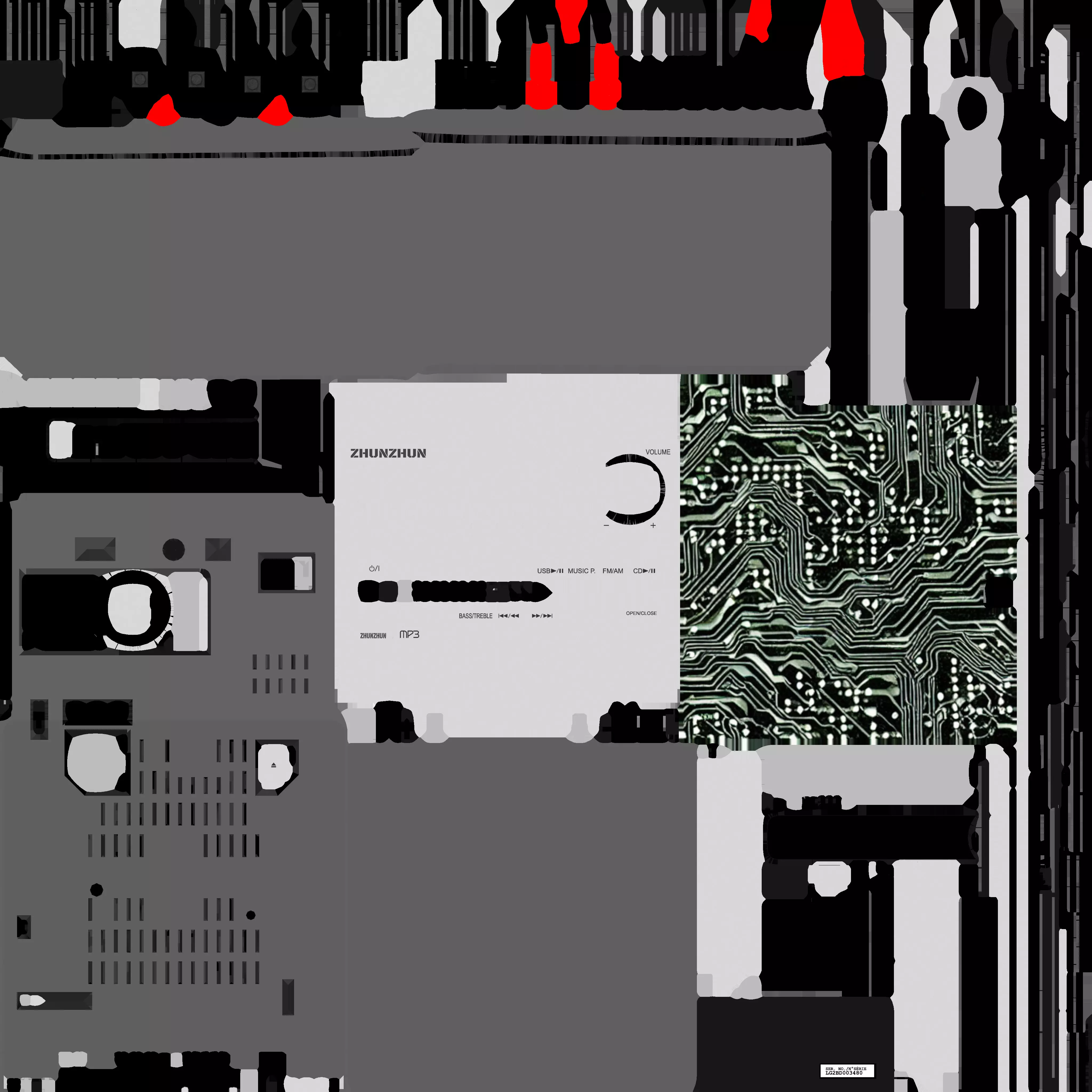 Disc player 3D model_13