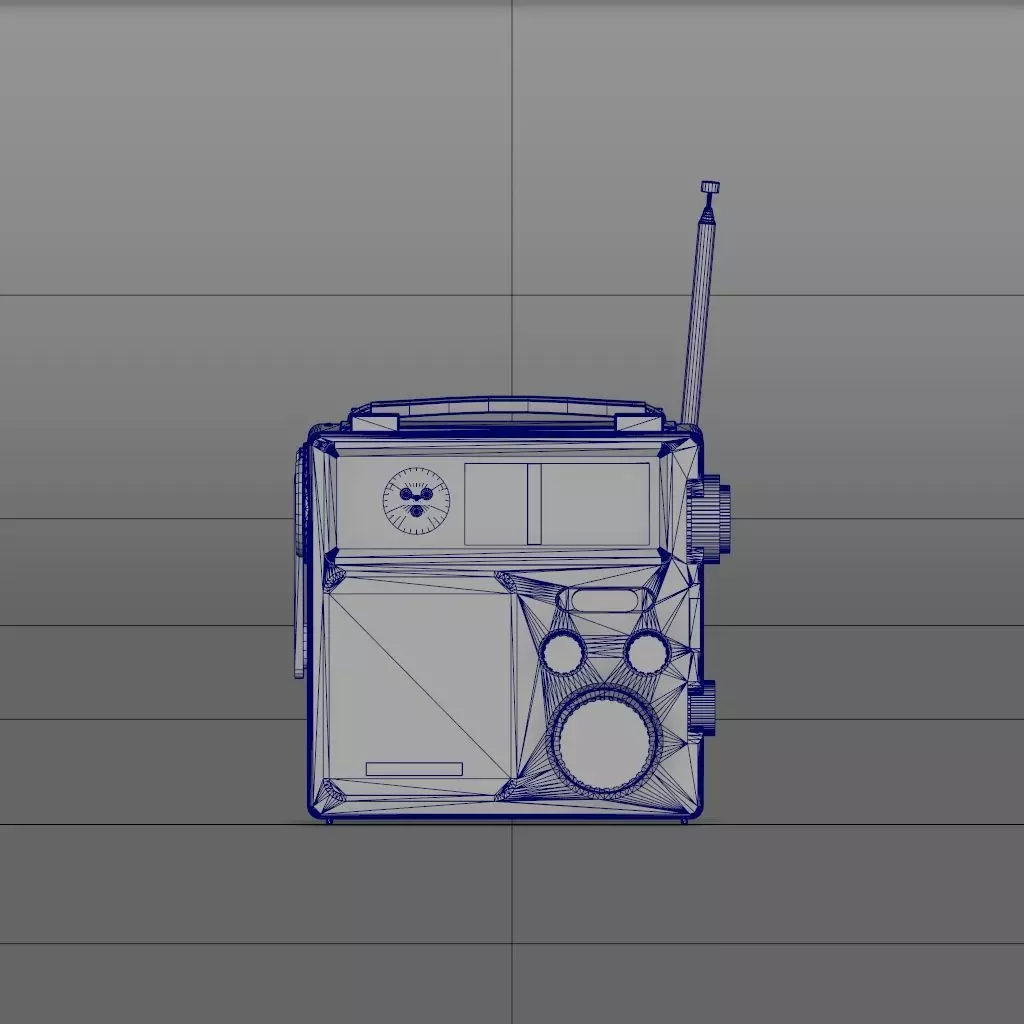Radio 3D model_10