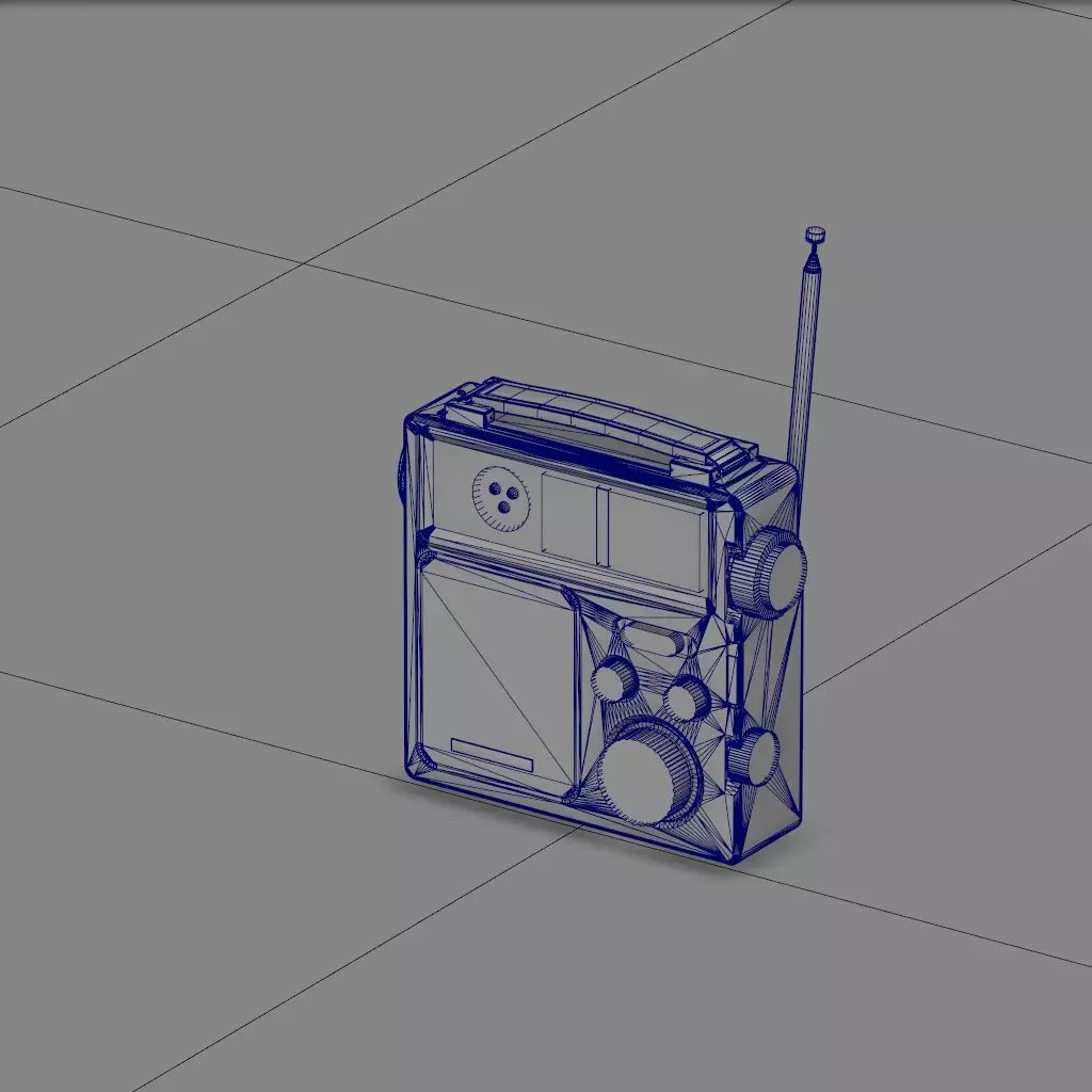 Radio 3D model_18