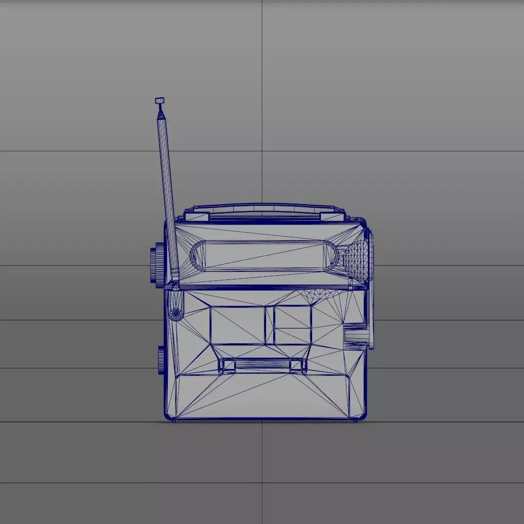 Radio 3D model_14