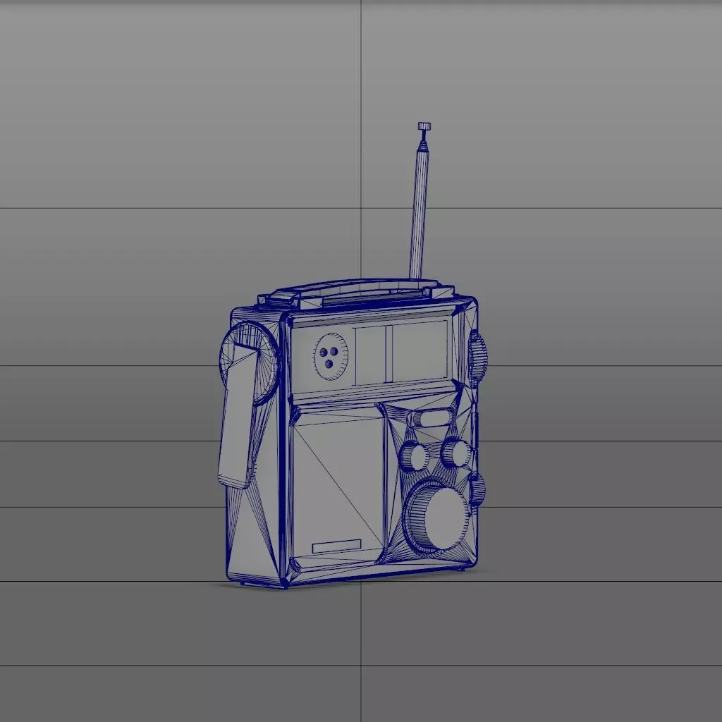 Radio 3D model_11
