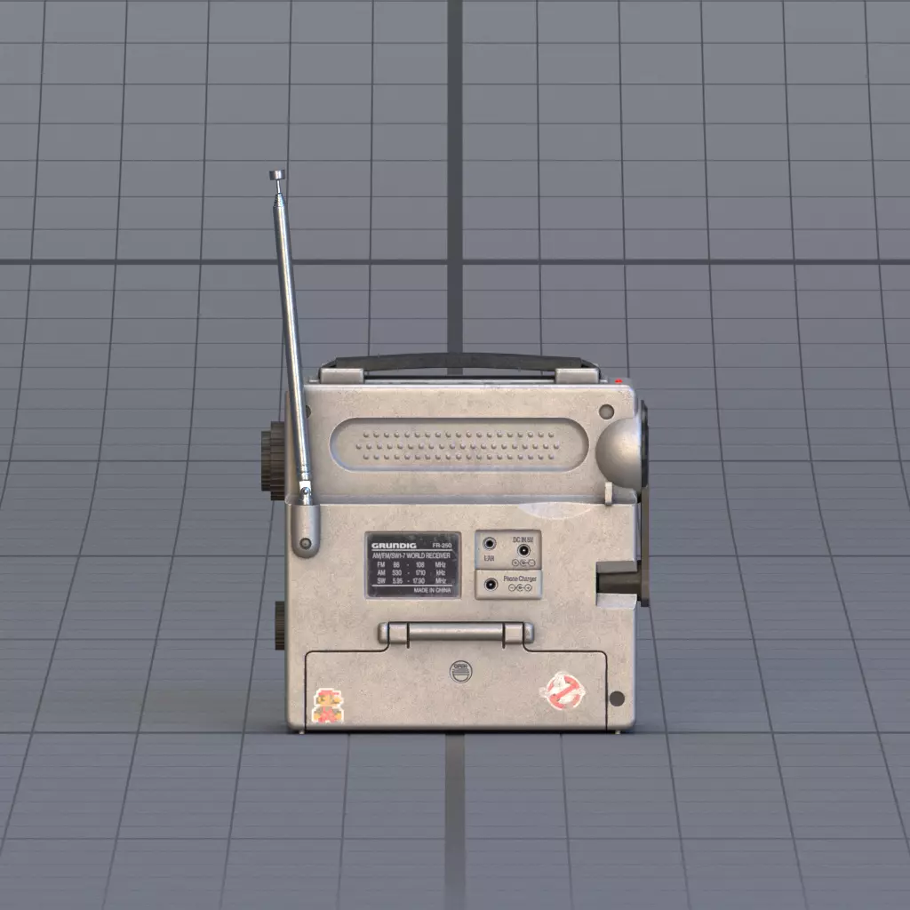 Radio 3D model_5