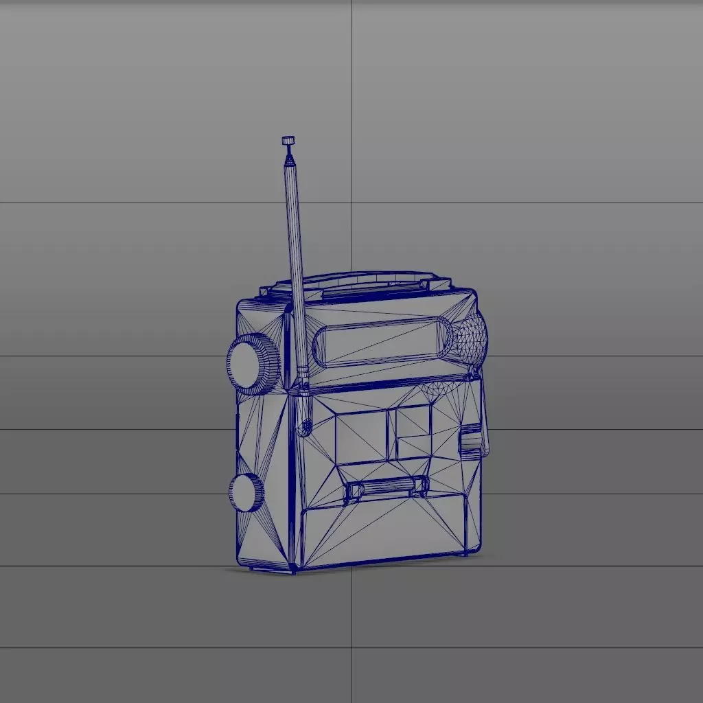 Radio 3D model_15