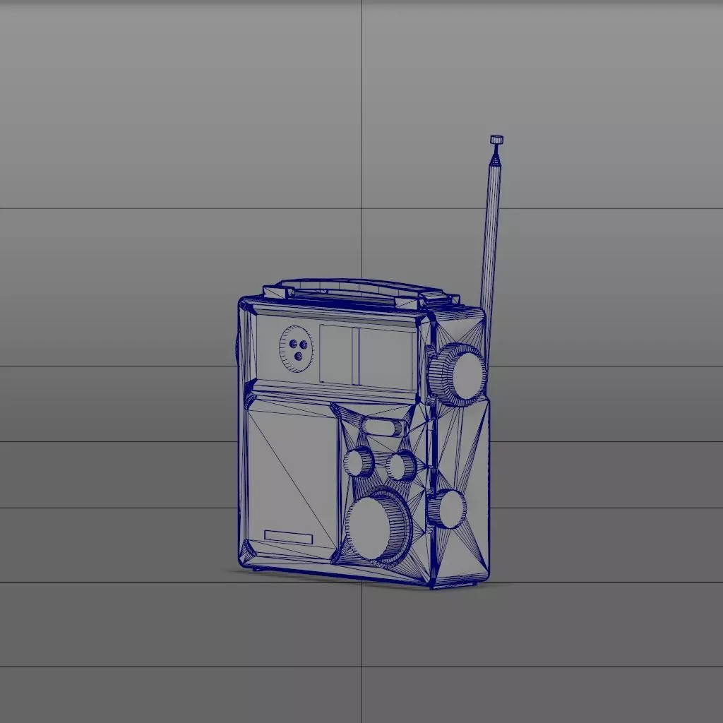 Radio 3D model_17