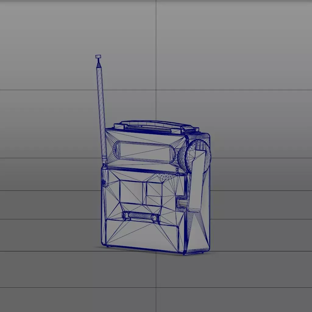 Radio 3D model_13