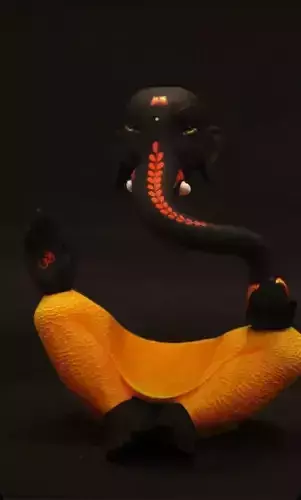 Artistic Ganpati Murti for Home And Spiritual Decor 3D print model