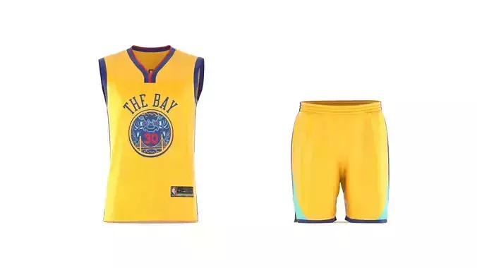 Basketball Vest and Shorts 3D model