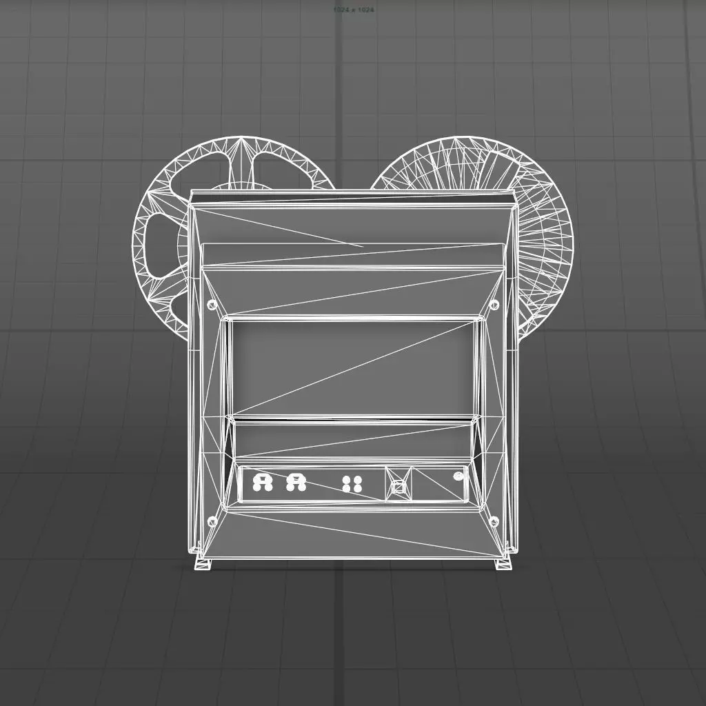 projector 3D model_14