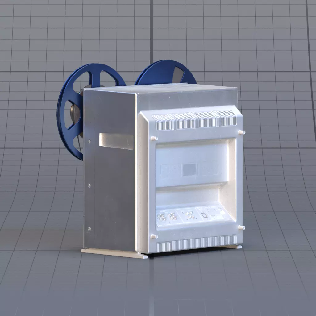 projector 3D model_6