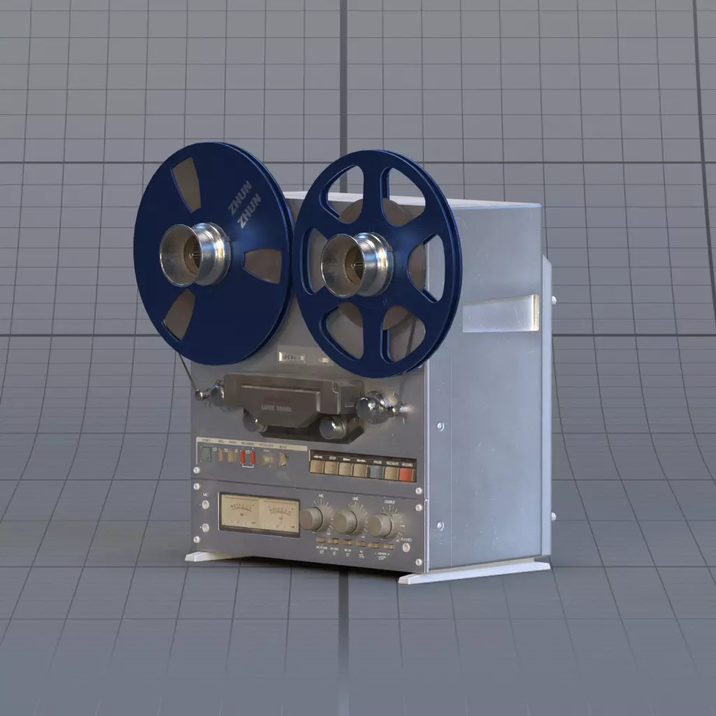 projector 3D model_8