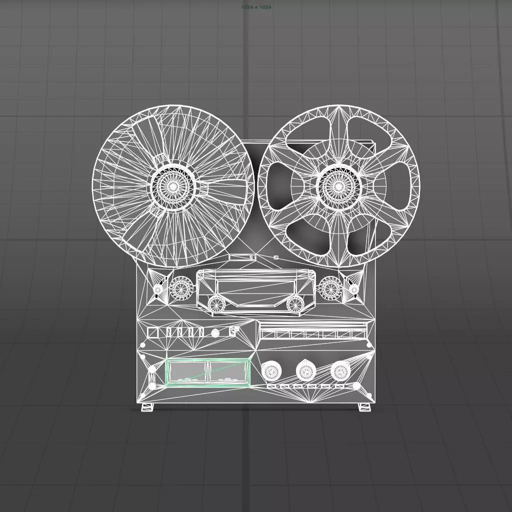 projector 3D model_10