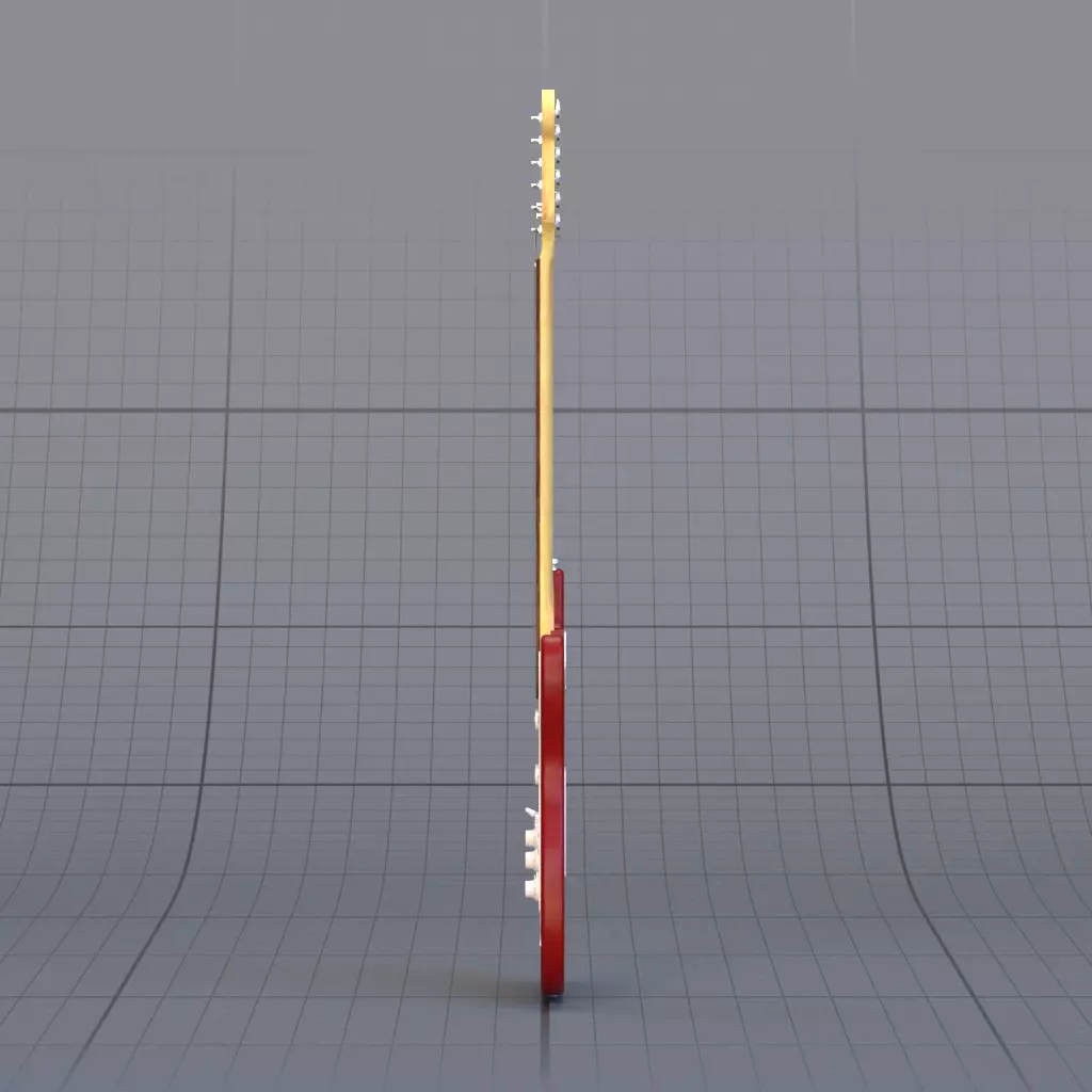 Guitar Bass 3D model_7