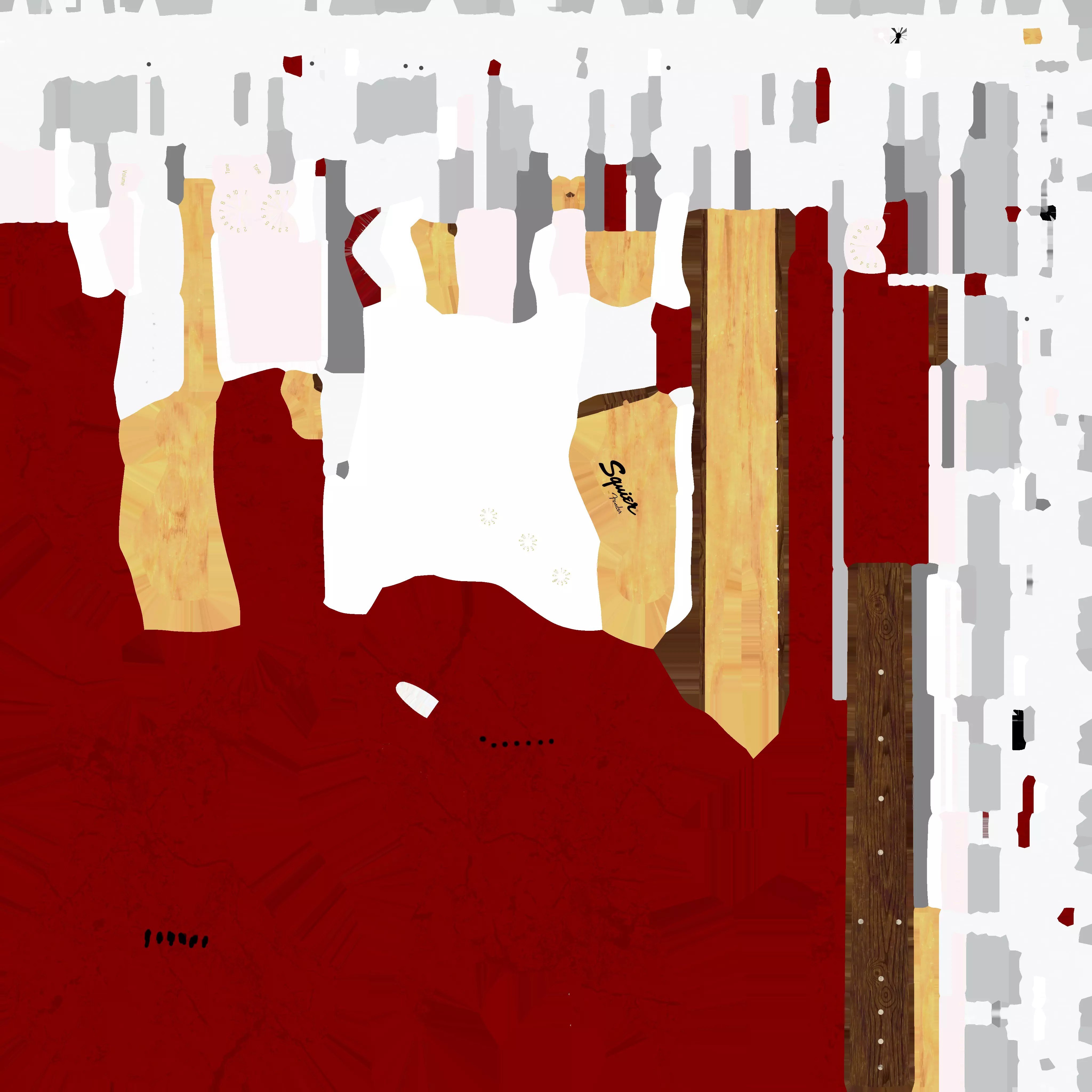 Guitar Bass 3D model_24