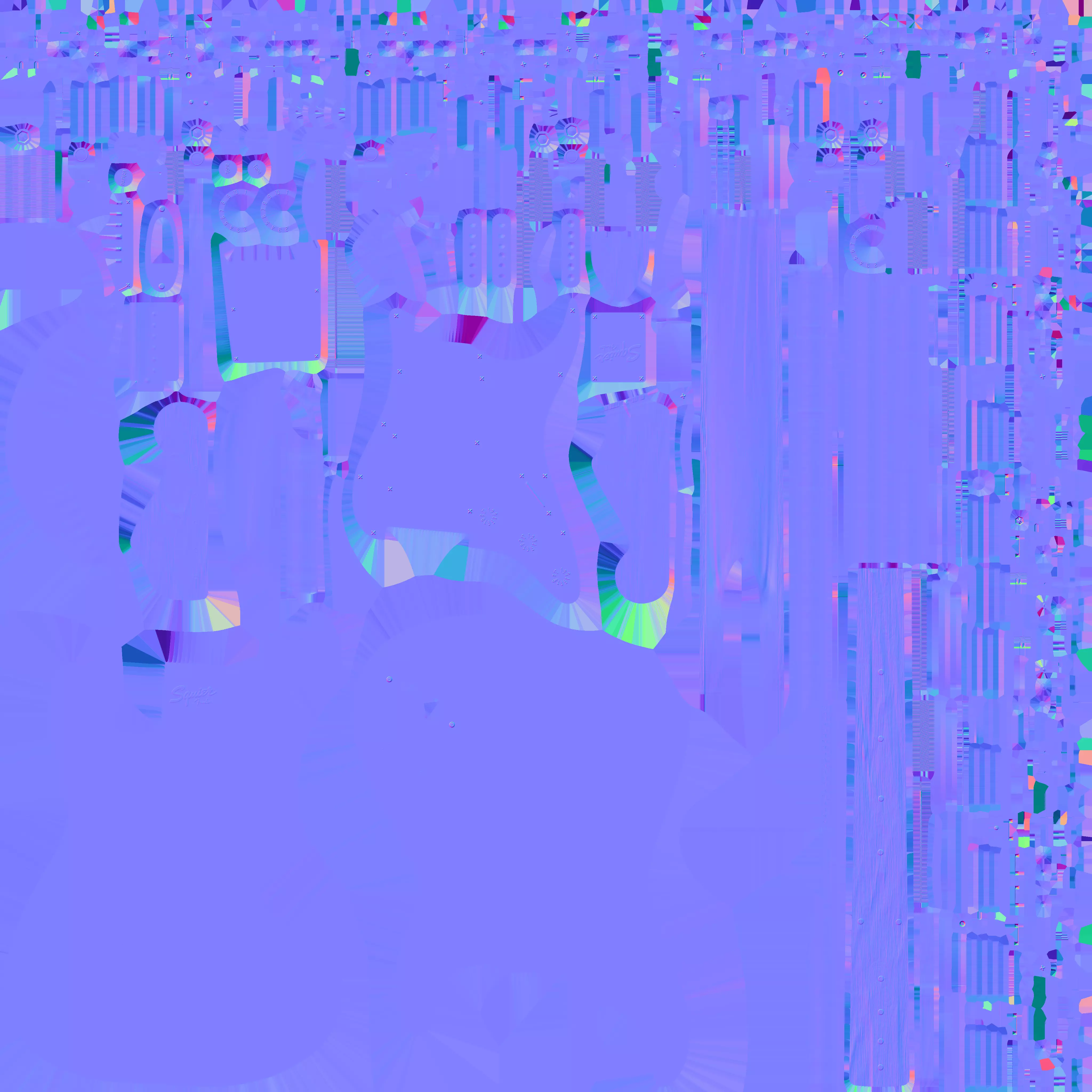 Guitar Bass 3D model_22