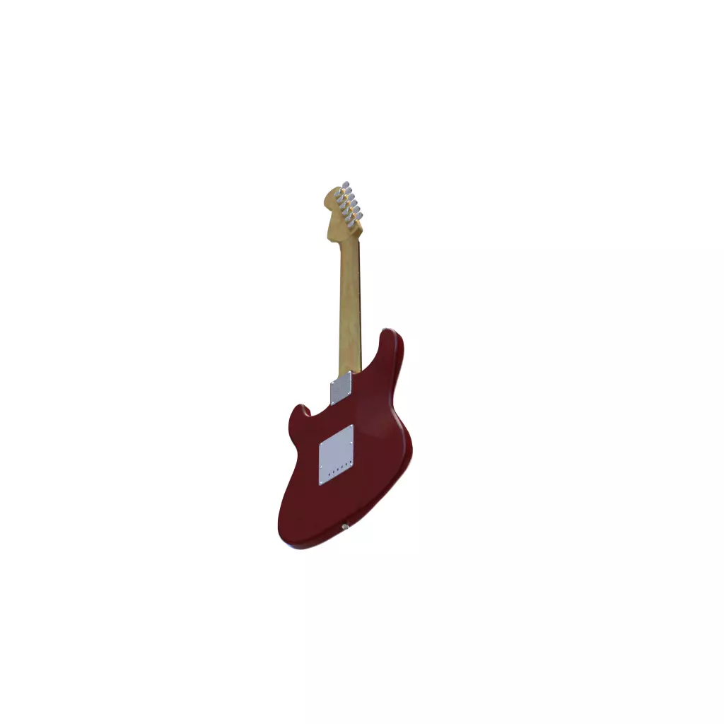 Guitar Bass 3D model_9