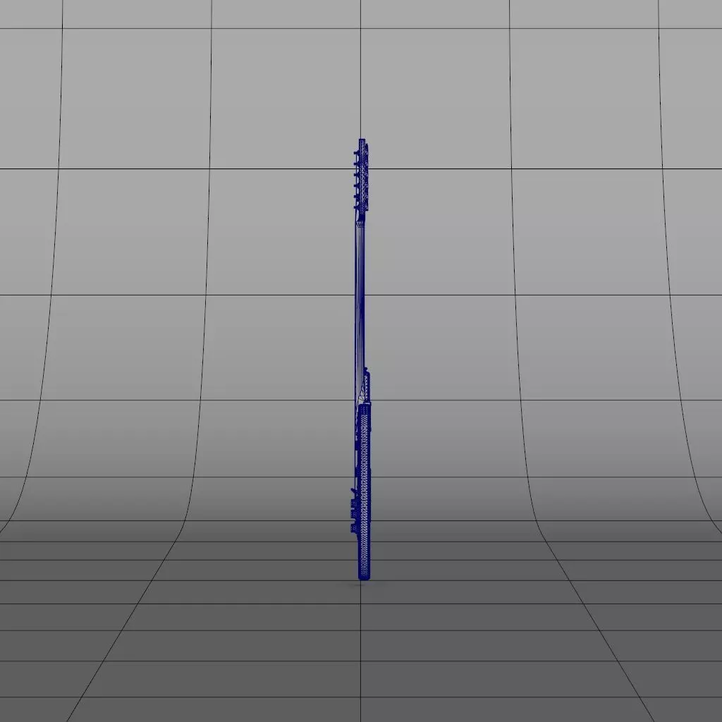 Guitar Bass 3D model_16