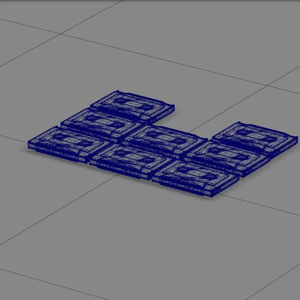 music tape 3D model_19