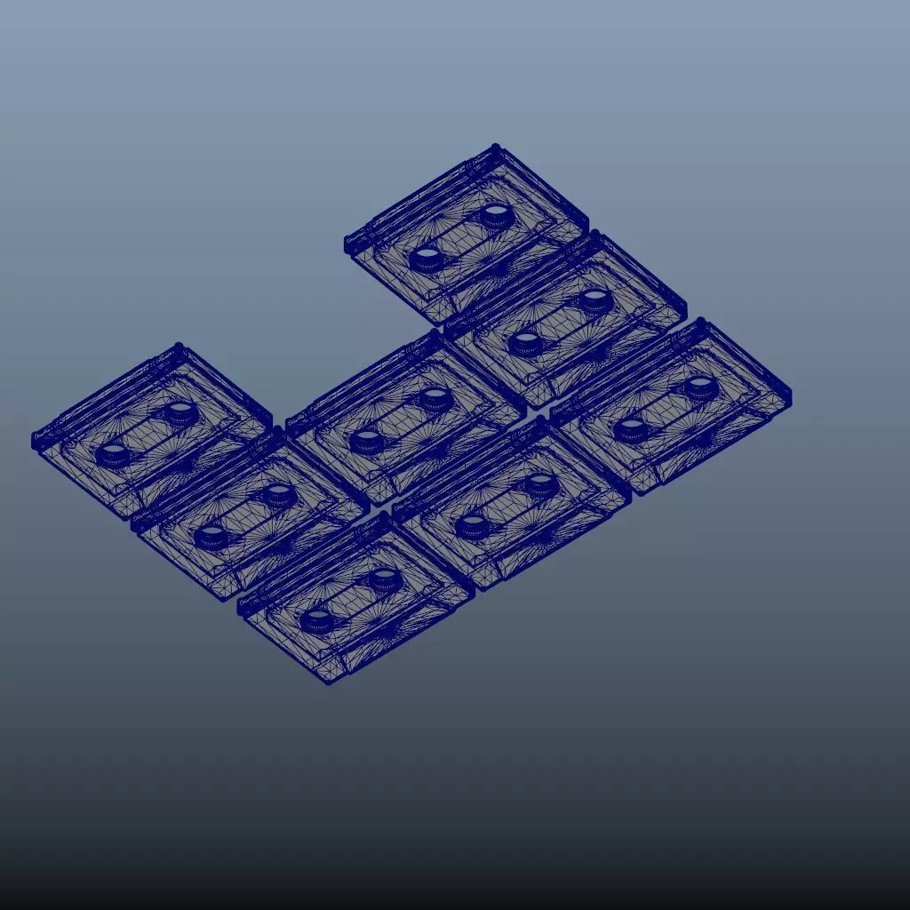 music tape 3D model_20